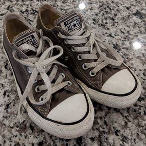Converse All Star low top gray sneakers
